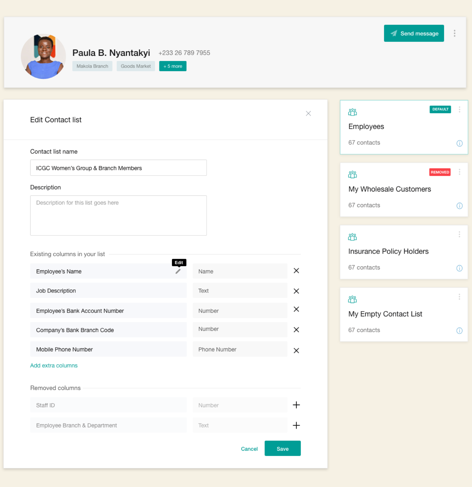 Screens of jobs booking app I designed